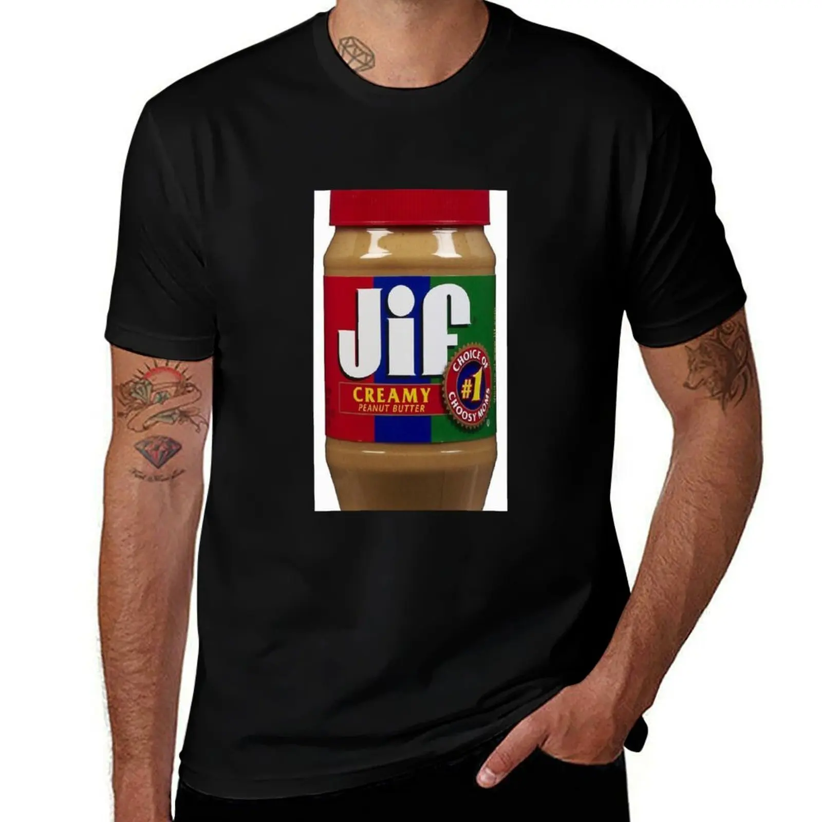 Jif Peanut Butter Extra Creamy T-Shirt Plus Size Everyday Tee Shirt