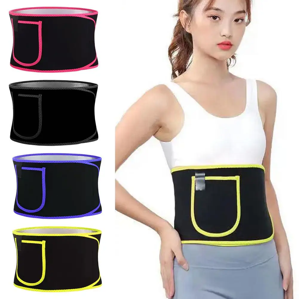 Female Modeling Strap Women Adjustable Waist Tummy Girdle Trimmer Sweat Training Trainer Belly ﻿ Belt D5U2