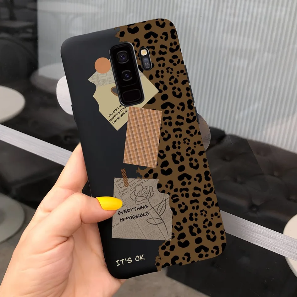 For Samsung Galaxy S9 Case G960F/DS Phone Cover Luxury Cartoon Soft Slim Funda For Samsung S9 Plus G965F S9+ Coque S9Plus Bumper