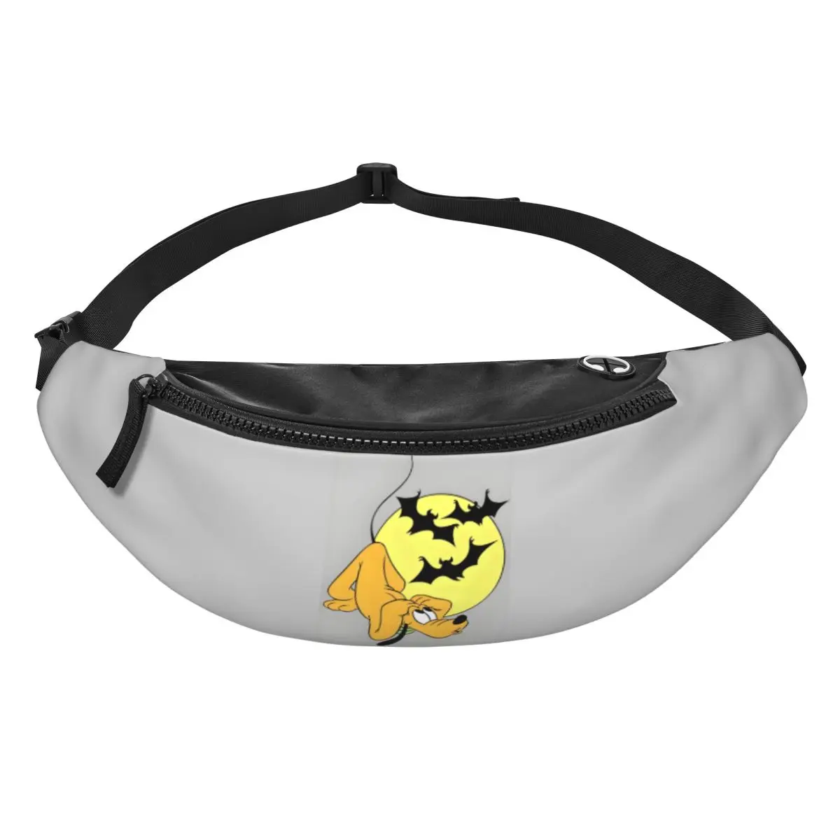 

Custom P-Pluto Cartoon Fanny Pack for Women Men Fashion Crossbody Waist Bag Travel Hiking Phone Money Pouch