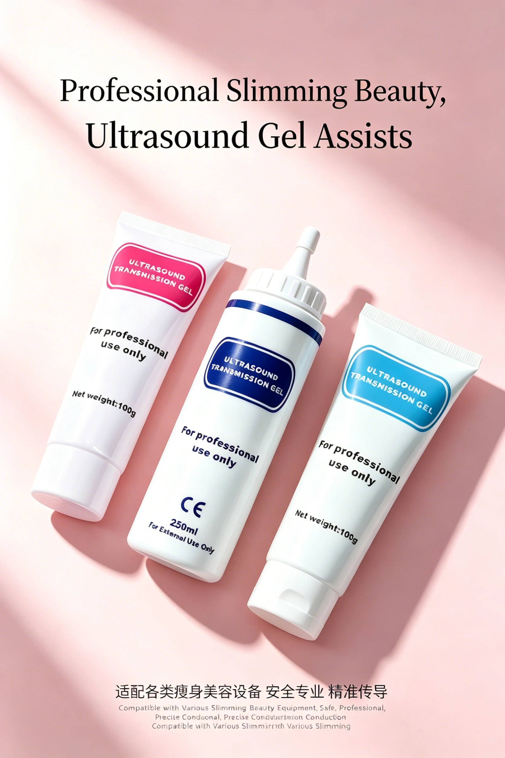 25g Ultrasonic RF Gel for 40K Cavitation Body Slimming Beauty Machine Radio Frequency Conductive Gel for RF Fat Burning Device