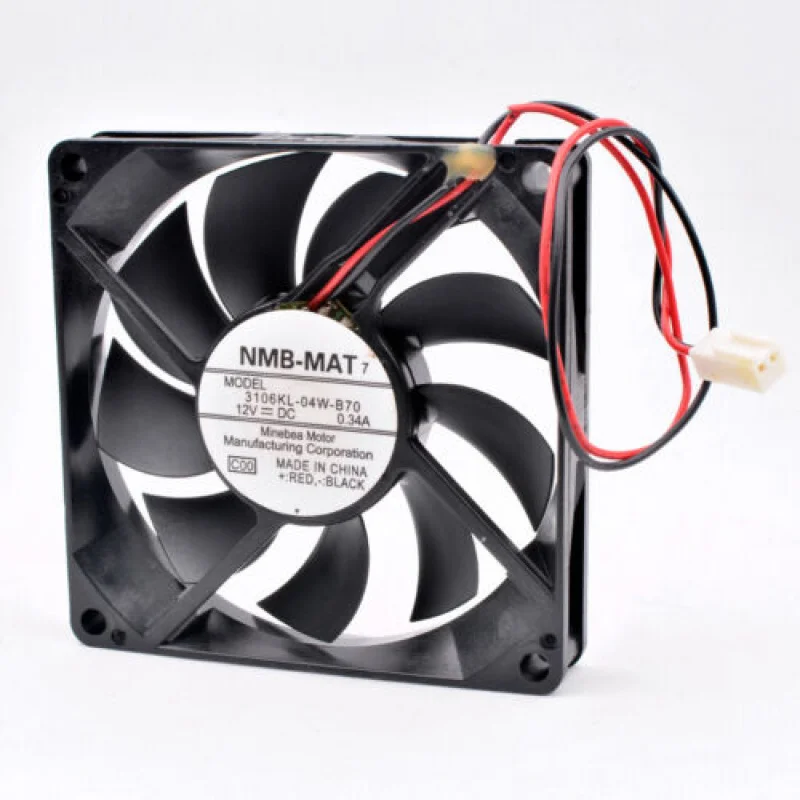 L NMB 3106KL-04W-B70 8015 12V 0.34A 8cm 냉각 팬