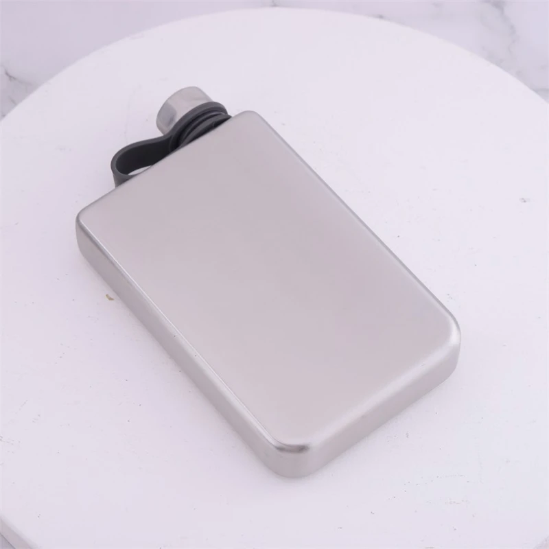 9oz Portable Pocket Hip Flask Outdoor Travel Stainless Steel Wine Bottle Flask Whiskey Wine Pot Metal Alcohol Flasks Men