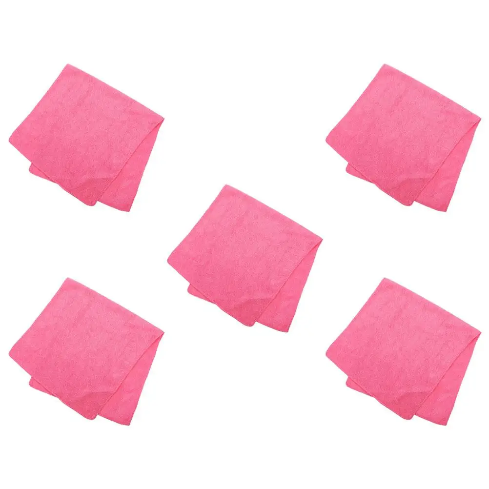 

5 Pcs Pet Blankets Guinea Pig Cage Bedding 40x30cm Pink Reusable Small Animal Sleeping Pad Warm Mat Easy Clean Maintain