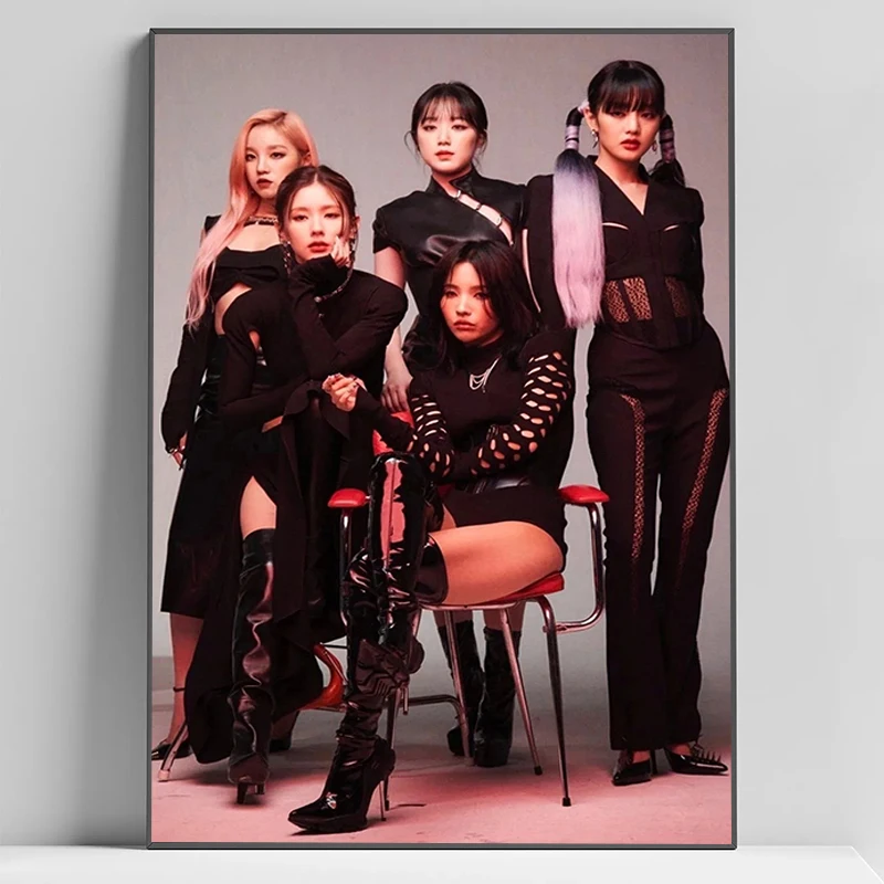 

Kpop Gidol (G)I-DLE Girls Poster Wall Decoration for Home Decorations for the Room Canvas Decorative Painting Decor Art Posters