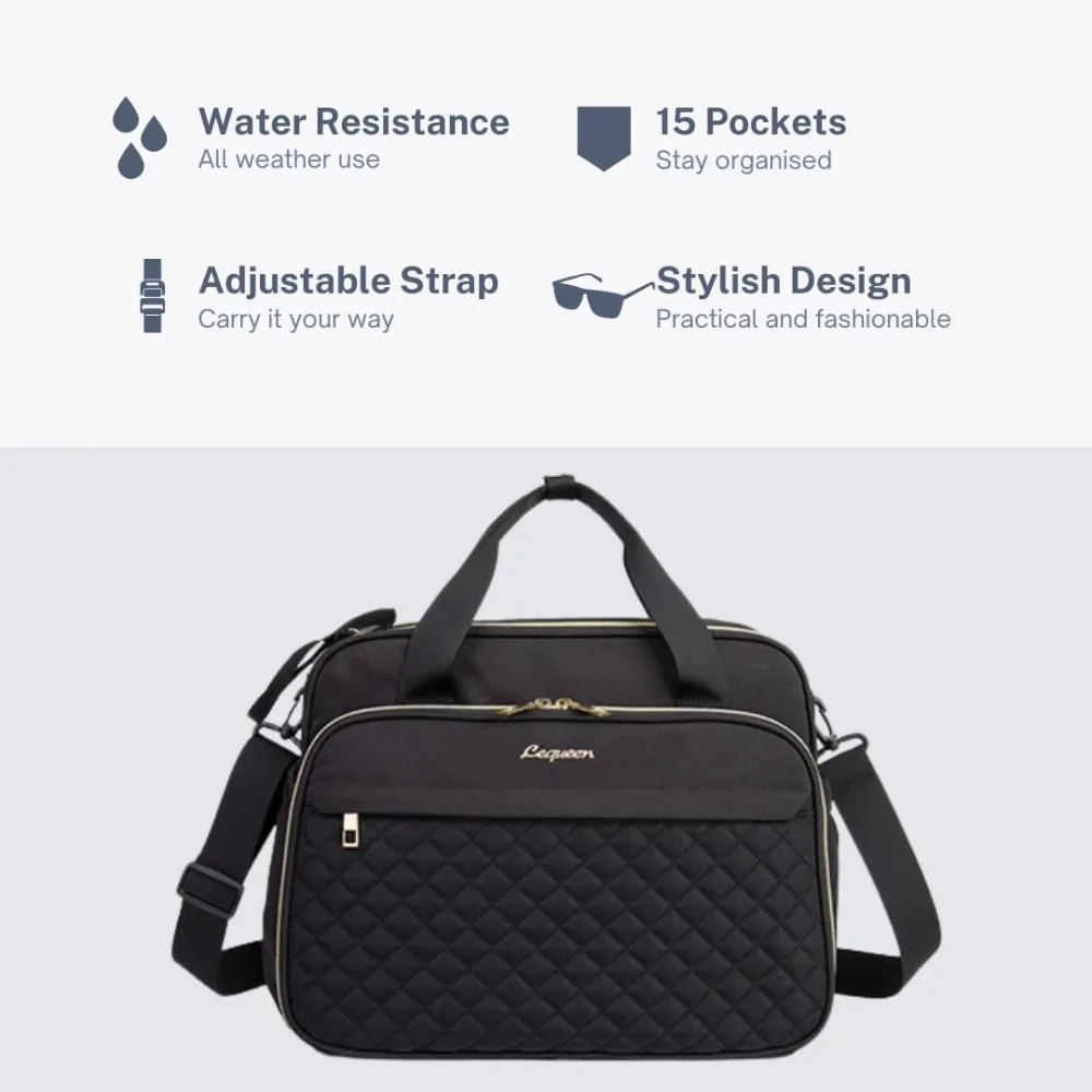 Baby Crossbody Nappy Bag,Baby Diaper Bag Tote,Large Shoulder Wide Opening Travel Messenger Crossbody Bag Mummy Baby Nappy Bag