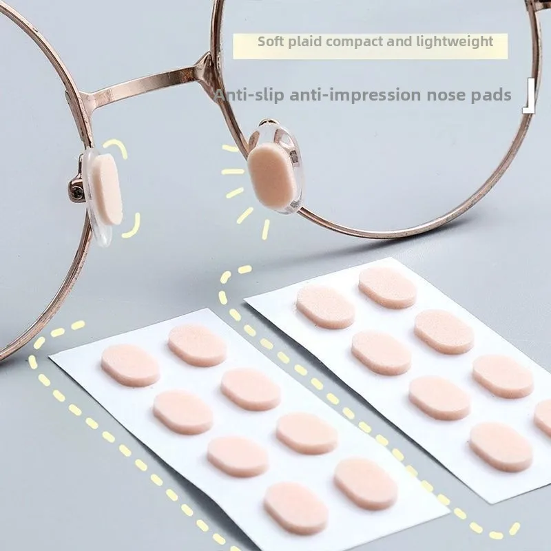 Thickened Anti-slip Glasses Nose Pads Heighten Pad Relieve Nasal Pressure Anti Makeup Fade