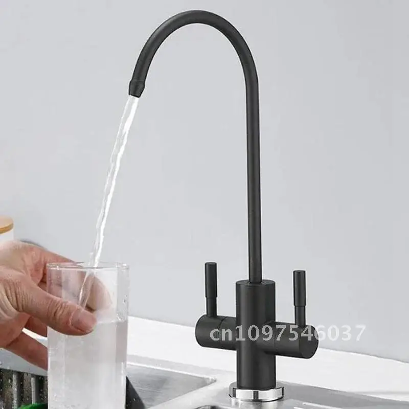 Kitchen Water Filter Faucet Dual Switch Bar Connect Hose Parts 1/4Inch Drinking Direct Osmosis Filters Purifier Tap Sink Reverse