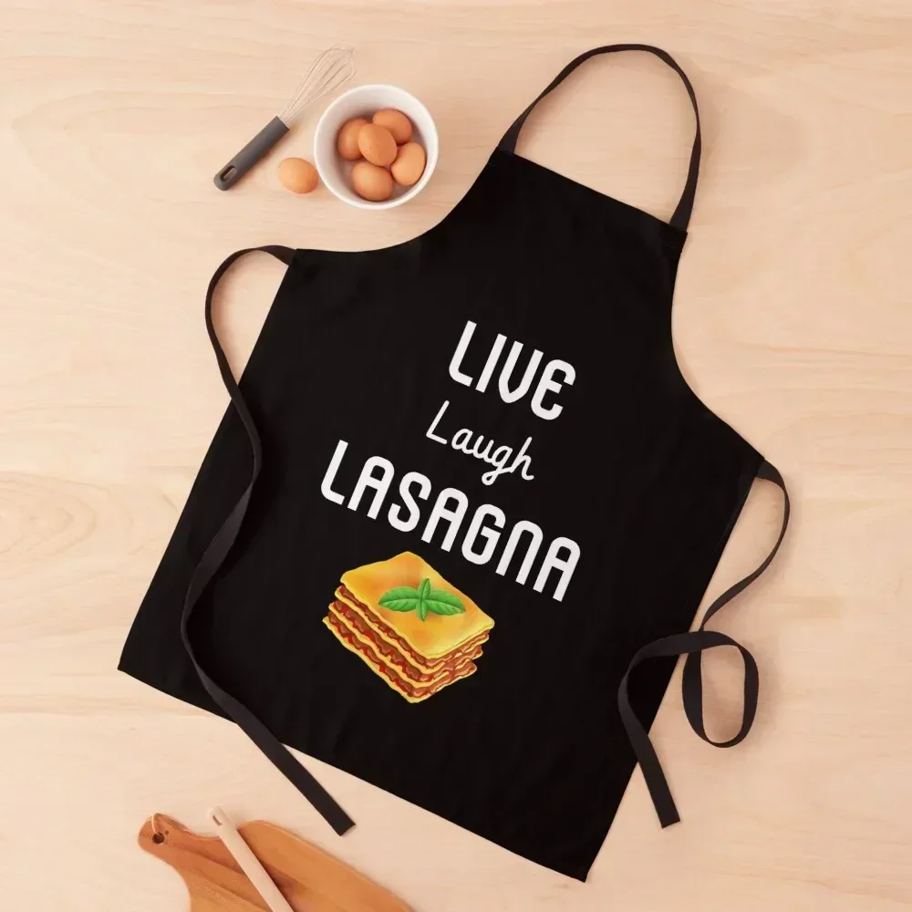 

Live Laugh Lasagna Apron women's kitchens For Girl For Man For Women Kitchen Apron