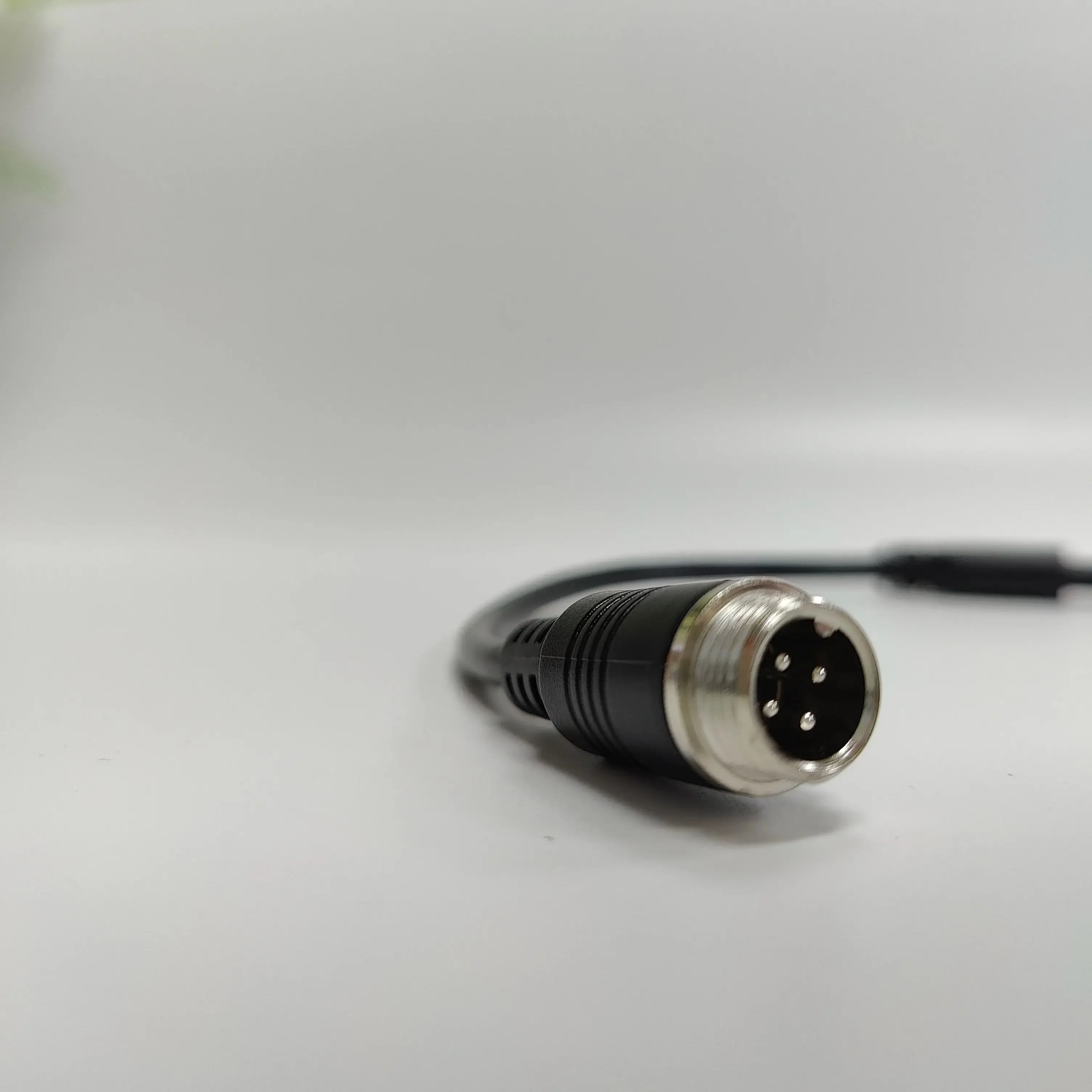 1Pcs M12 4Pin Cable Adapter for CCTV Camera Connector 4 Types Aviation Head to Aviation Head Male/Female Extension Y Splitter