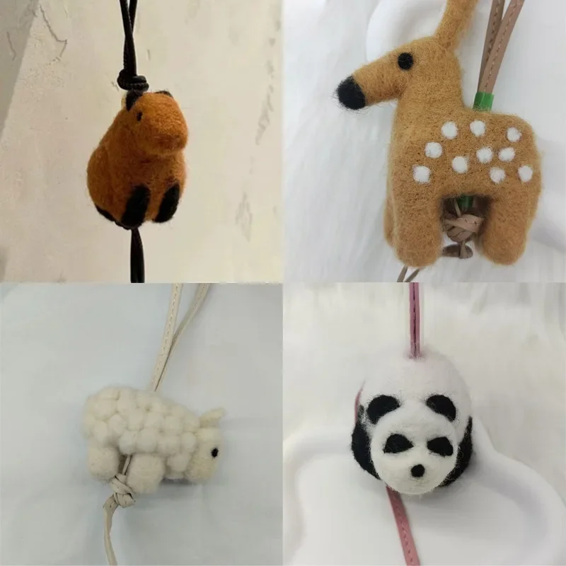 

New Plush Panda Kawaii Animal Pendant Cute Stuffed Animal Keychain Gift for Women Men Friends Girls Home Decor Christmas Gift