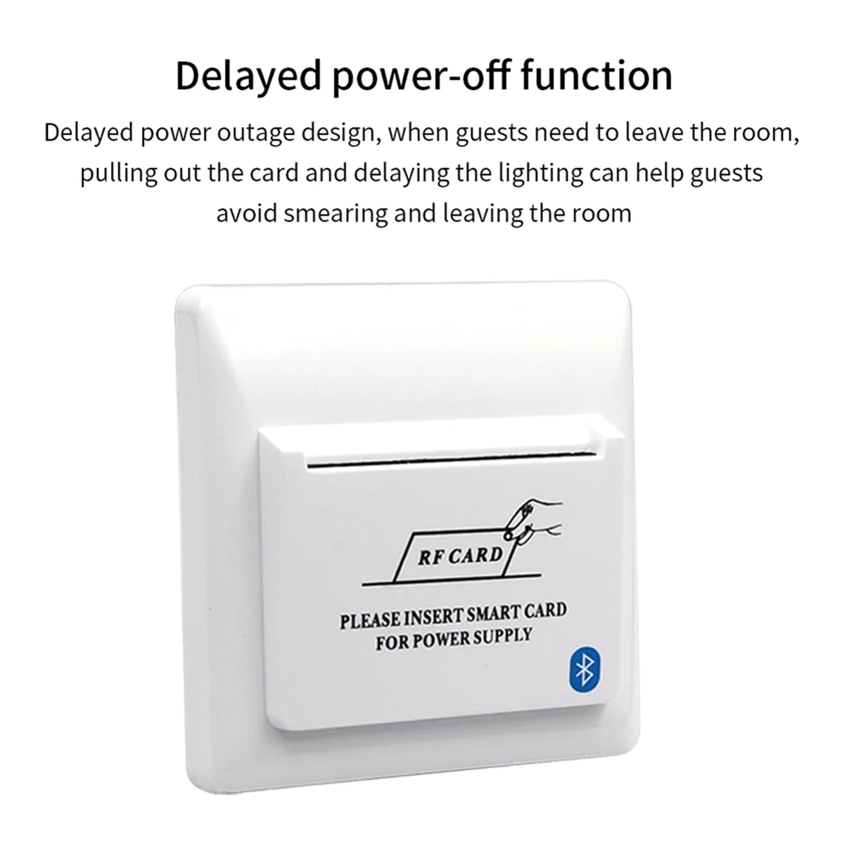 

2025 + TTLOCK TTHotel Power Saver TTHotel Энергосберегающий переключатель RFID 13,56 МГц Card App Control Energy Saver для гостиничной квартиры