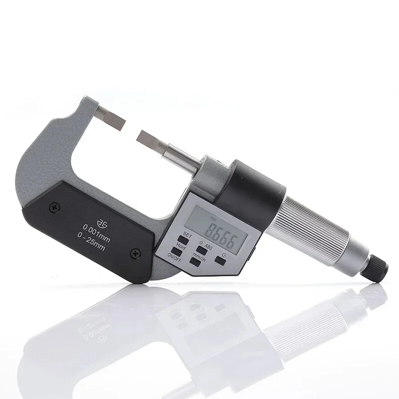 0-25mm 0.001mm Electronic Blade Micrometer, blade is 0.7mm xibei Digital Micrometer