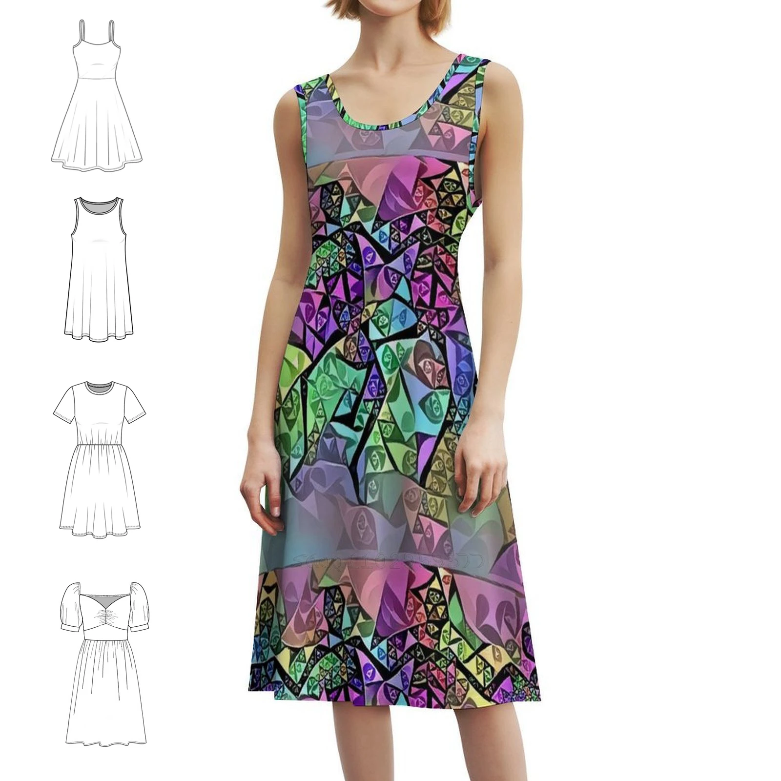 

La Danse Macabre платье в корейском стиле для женщин, элегантное повседневное платье для вечеринки или повседневного ношения, скелеты, танцевальные скелеты