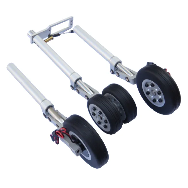 Train d'atterrissage à Jet de Turbine XAERO ER120, train de roulement rétractable pour avion à réaction RC, alliage d'aluminium Durable avec amortisseur