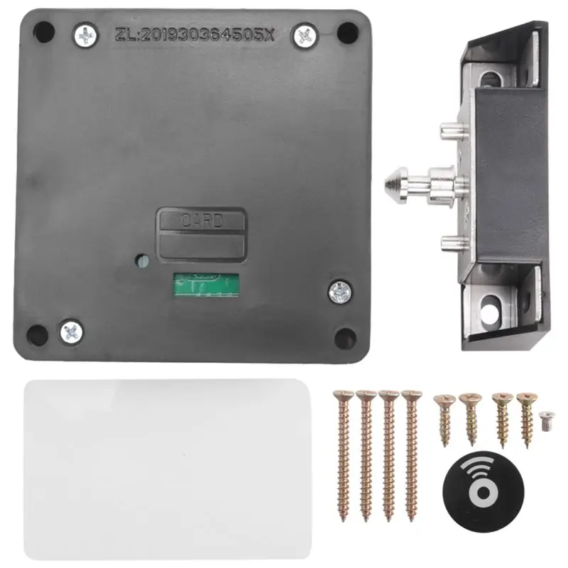 

Умный электронный замок для деревянных дверей без ключа, невидимый, с IC-картой, разблокировка через приложение Ttlock, для шкафов, тумбочек, мебели, ящиков - AEF7