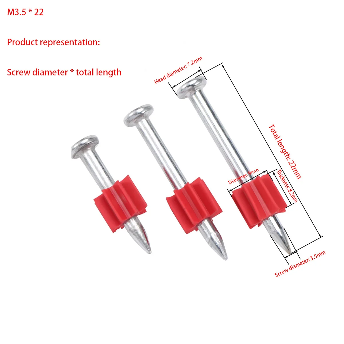 Ultra Hard Nailhigh-Strength Hanging Nail/Cement Nail M3.5