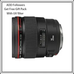 Canon EF 35mm f/1.4L USM Lens for Canon EOS 1DX Mark II 5D4 5D3 6D Mark II 6D 7D 7D2 90D 80D 77D 5D2 SLR Camera