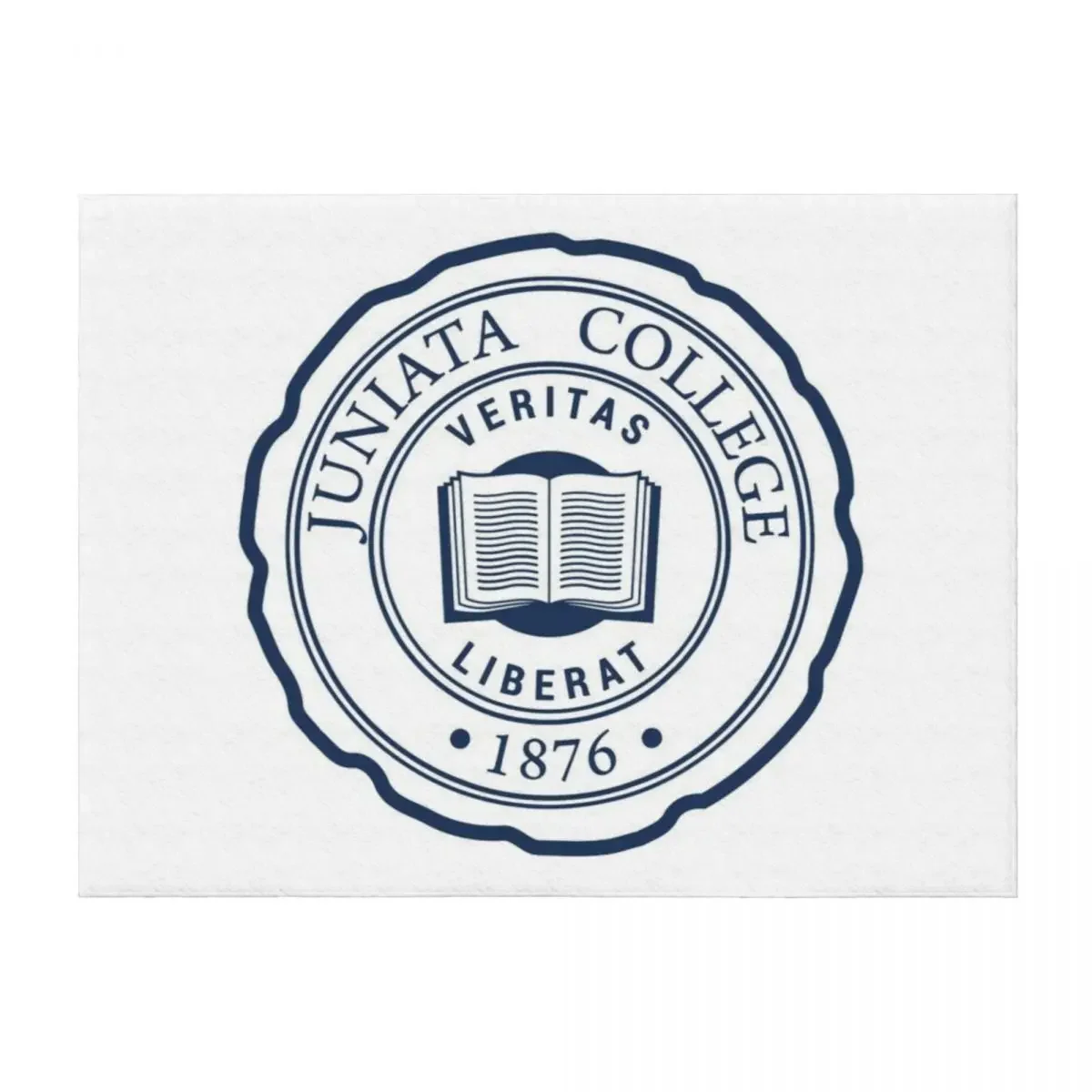 

juniata college seal Throw Blanket Soft Big Custom Polar Thermals For Travel Blankets