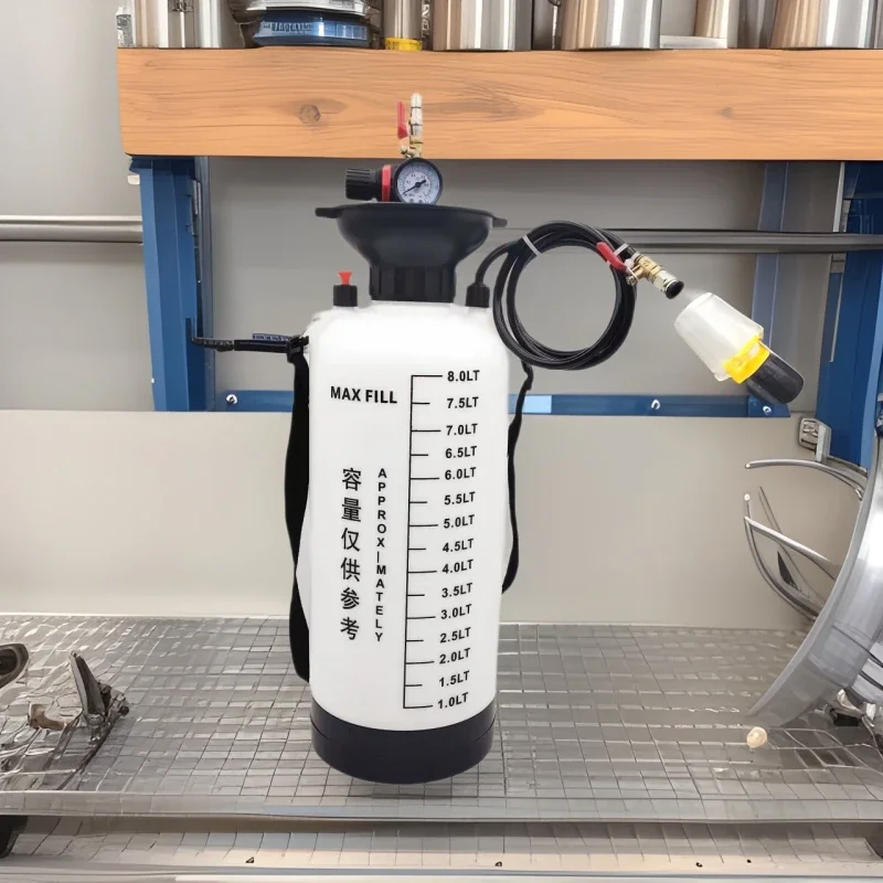 

НОВЫЙ новый 8L ремонт автомобиля пневматический инструмент для заправки трансмиссионная шестерня маслозаливной станок трансмиссионный станок для замены масла