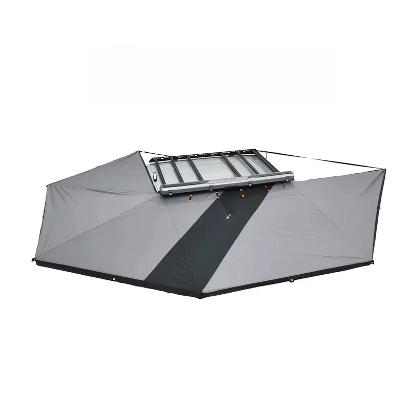 Hot-Selling 4X4 0 Camping SUV Roof Side , Hard Tent 0 Degree Awning With Wall