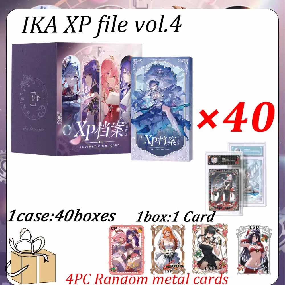 

2025 Newest IKa Xp File Vol.4 Case Goddess Story Cards Waifu ACG TCG Doujin Toys And Hobbies Gift