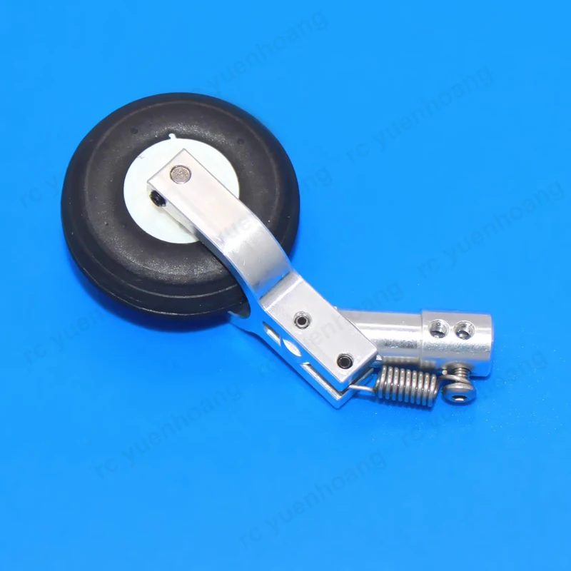 Train d'atterrissage à genoux en métal absorbant les chocs, roue avant et arrière, diamètre 3/4mm, trou d'arbre pour modèle d'échelle à axe fixe RC, 1 pièce