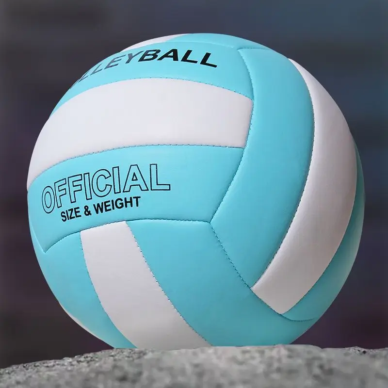 Ballon d\'entraînement de volley-ball professionnel pour les jeunes et les débutants, taille souple 5, outil d\'entraînement de jeu de volley-ball en