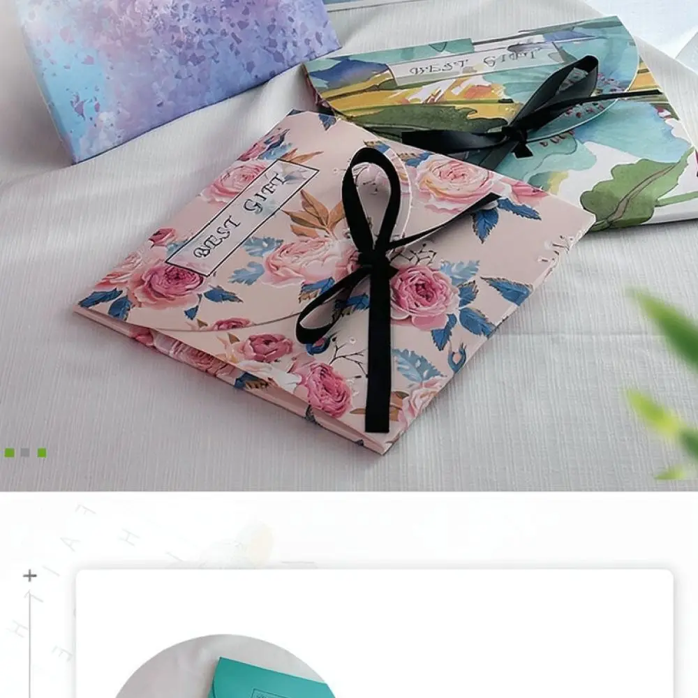 Minimalist Paper Gift Packaging Box For Silk Scarf Pajamas Towel Lingerie Envelope Style Case Elegant Party Favor Organizer