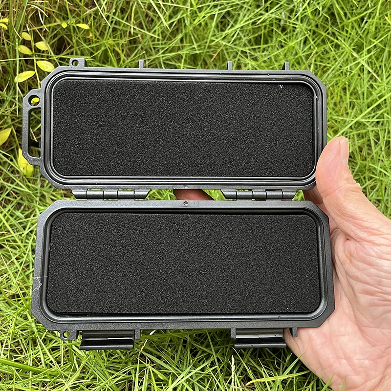 أداة الأجهزة مقاومة للماء ومضادة للسقوط صندوق تخزين EDC محمول من البلاستيك المقاوم للصدمات صندوق أدوات كابل بيانات سماعة الرأس