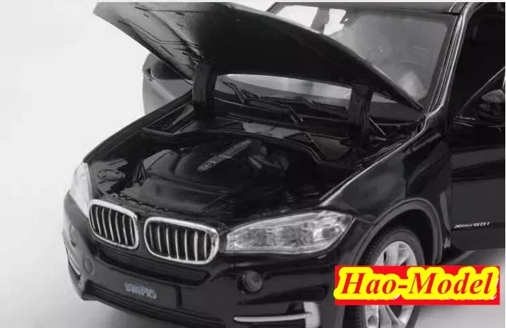 ของเล่น1:24สำหรับ BMW X5 SUV โมเดลอัลลอยสำหรับเด็กของเล่นเด็กผู้ชาย kado ulang tahun แสดงงานอดิเรกเครื่องประดับคอลเลกชันสีขาว/ดำ