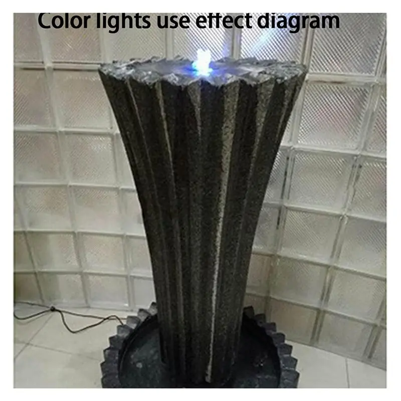 ABCL 4X RGB 6 LED AC12V Water Fountain Light With 2Pin Connection Underwater Pond Lights Water Feature Lights For Pool