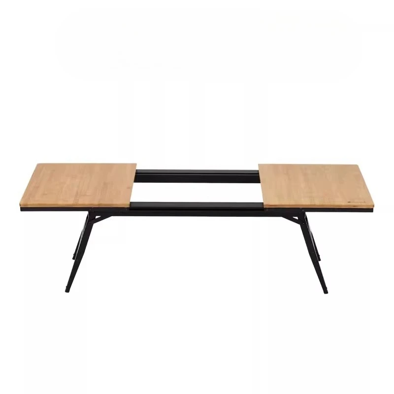 

Outdoor camping leisure folding table extendable portable bamboo table