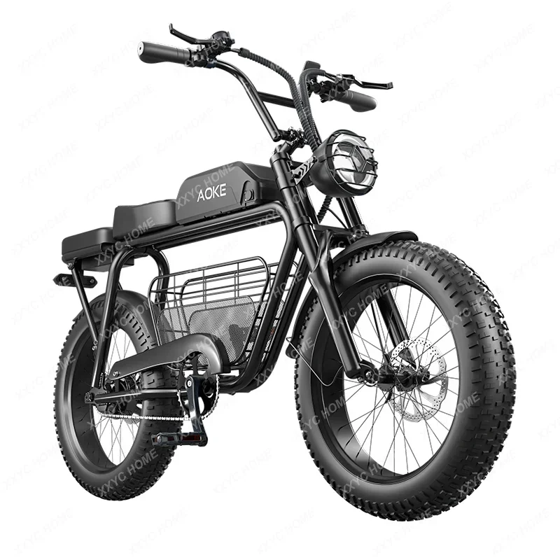 

All Terrain Wide Tire Mountain Bike Power Retro Battery Bicycle electric bikes bycicle mountain bike electric motorcycle