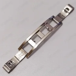 3mm 4mm 5mm 6mm Stainless Steel Watchband Buckle Silver Double Pull Folding Butterfly Clasp Watch Strap Watches Accessories