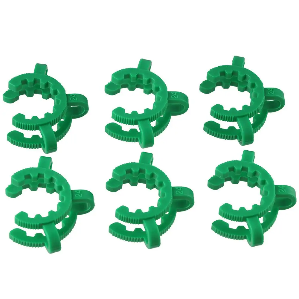 12 pcs Keck Clips Ground Joints 24, Standard Taper POM for Joints 24/29 and 24/40