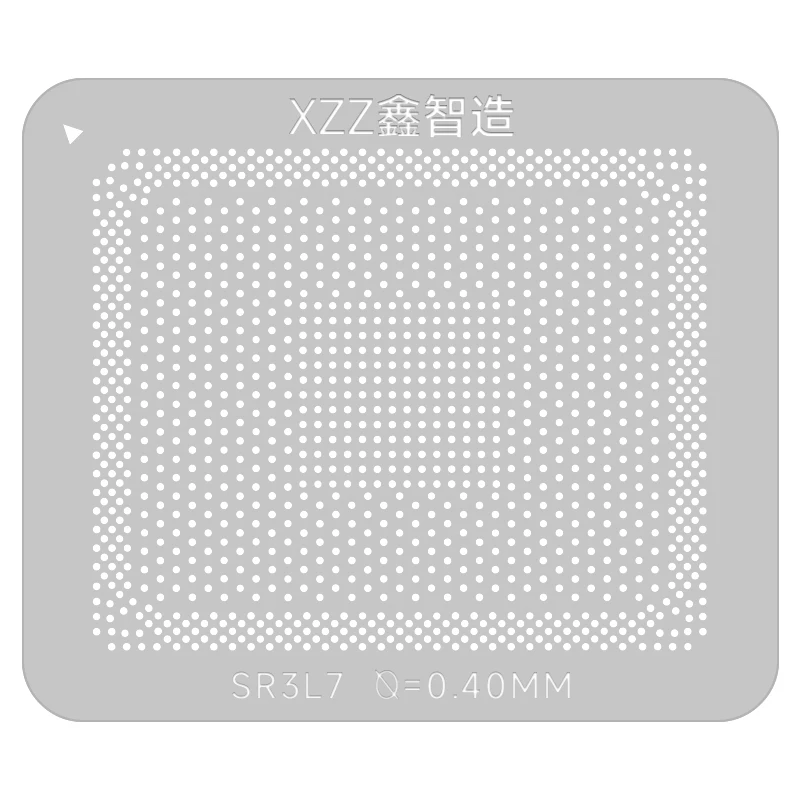 XZZ solder paste/solder ball stencil for SR3L7 C3538 SR388 C3558 SR381 C3758 SR389 C3308 Direct heating BGA reballing stencil
