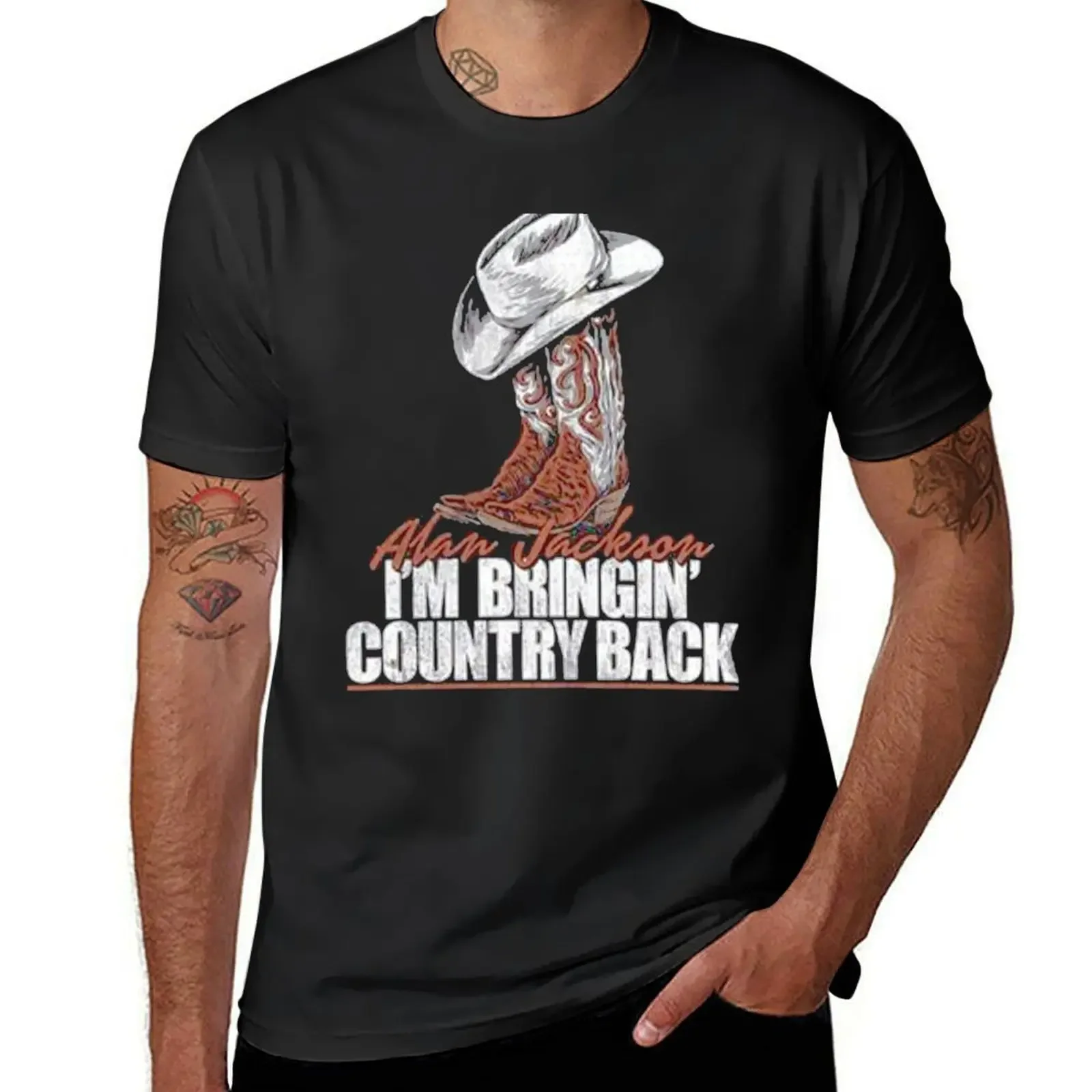 

Alan Jackson Sticker T-Shirt anime shirt designer shirts cotton man t-shirts vintage t shirts mens graphic t-shirts funny