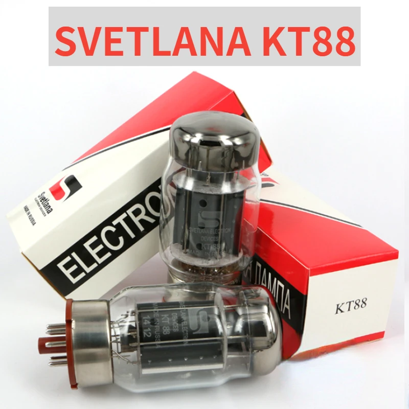 

SVETLANA KT88 Tube Replacement 6550 KT90 6P3P EL34 Factory Tested To Match Tube Amplifier Matched Quad