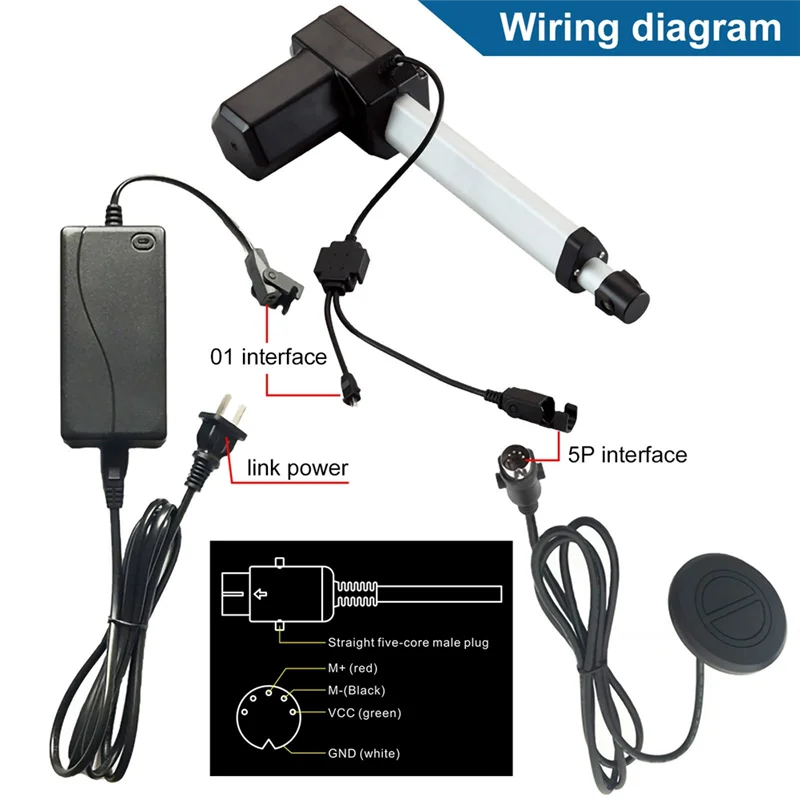 【Party-Decoration】Chair Switch Controller Hand Controller Electric Recliner Chair Sofa Lifting 2 Button Hand Switch With Dual US