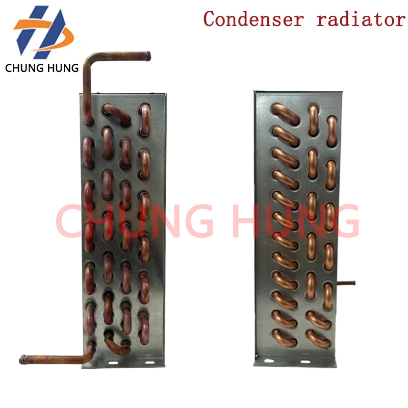 مكثف تبريد خزان المياه، مشعاع أنبوب النحاس، طابعة مسطحة بالأشعة فوق البنفسجية، مصباح معالجة LED، مكثف خزان المياه #3