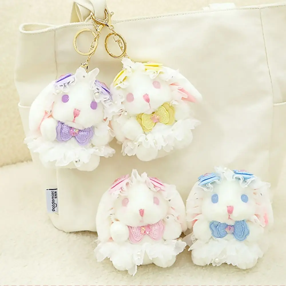 Fantasy Long-eared Rabbit Toy Lolita Princess Key Chain Bunny Gift Backpack Valentine's Day