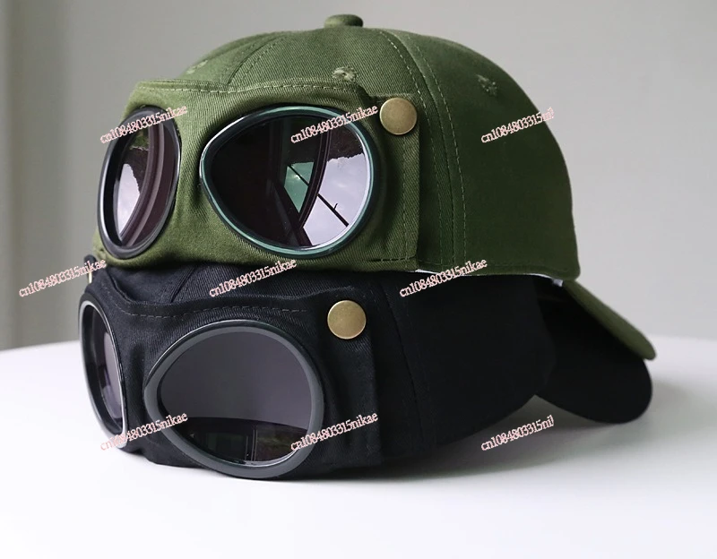 

Men's Pilot Visor Cap UV Protection Sunglasses, Spring/Summer Versatile Baseball Hat