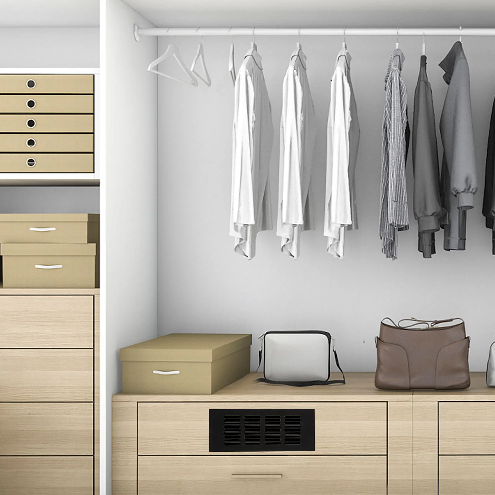 

4 Pcs Cabinet Ventilation Metal Vents Cover Aluminum Alloy Exhaust Air Grille Furniture