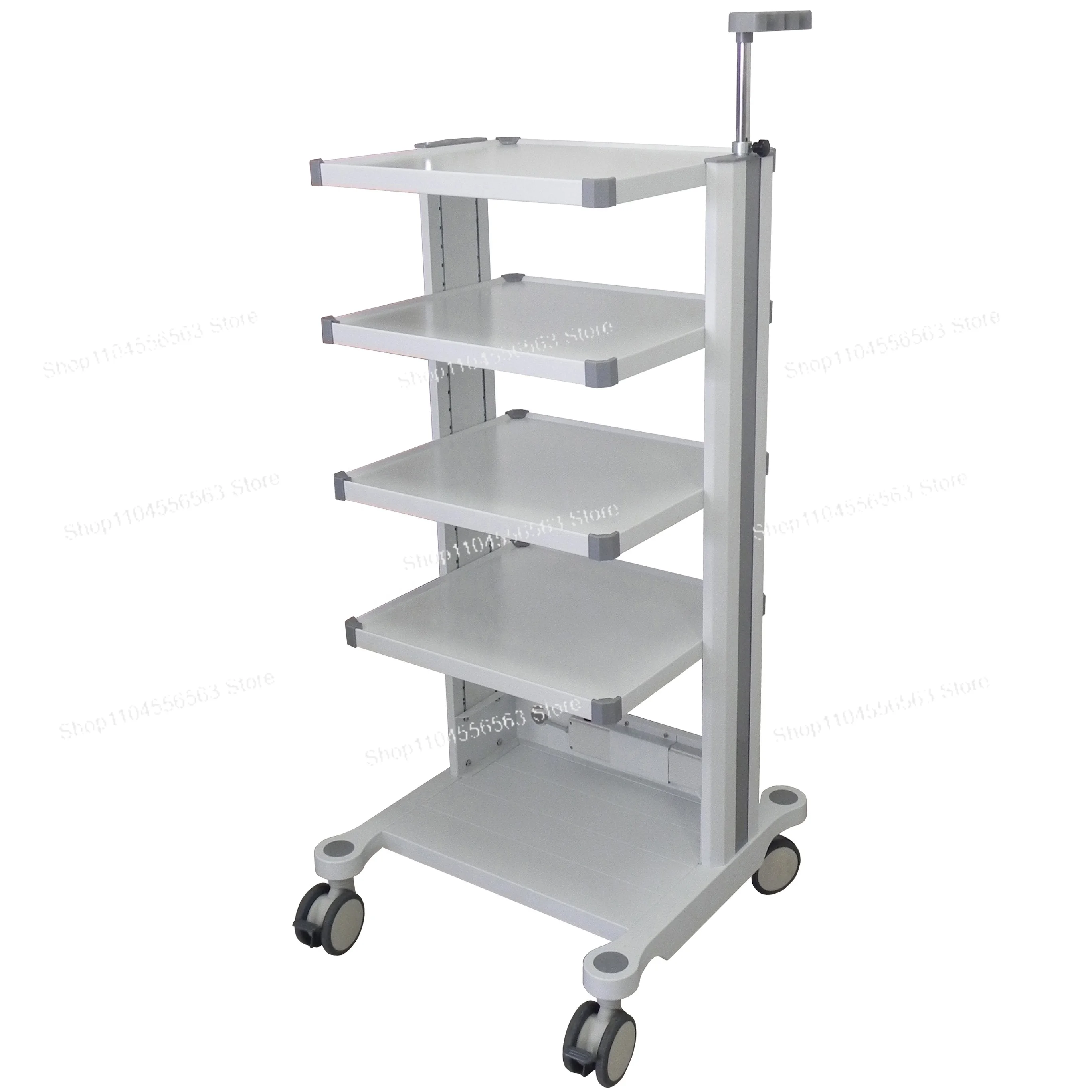 Mobile Multilayer Surgical Equipment Instrument Workstation Cart Hospital Endoscope Trolley