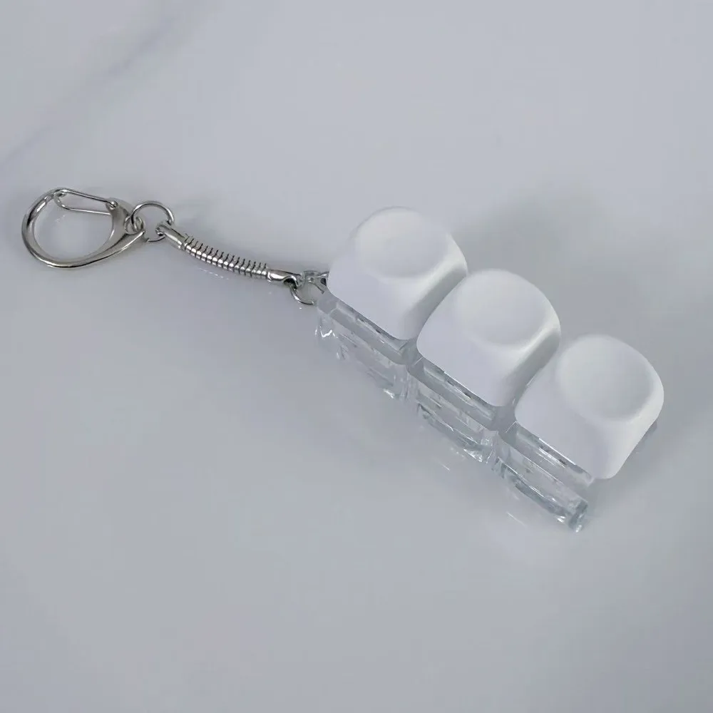 

Relaxing 3/9 Keys Finger Keyboard Stress Relief Key Button Decompression Toy Pass The Time Gadget Keycap Keychain Adult