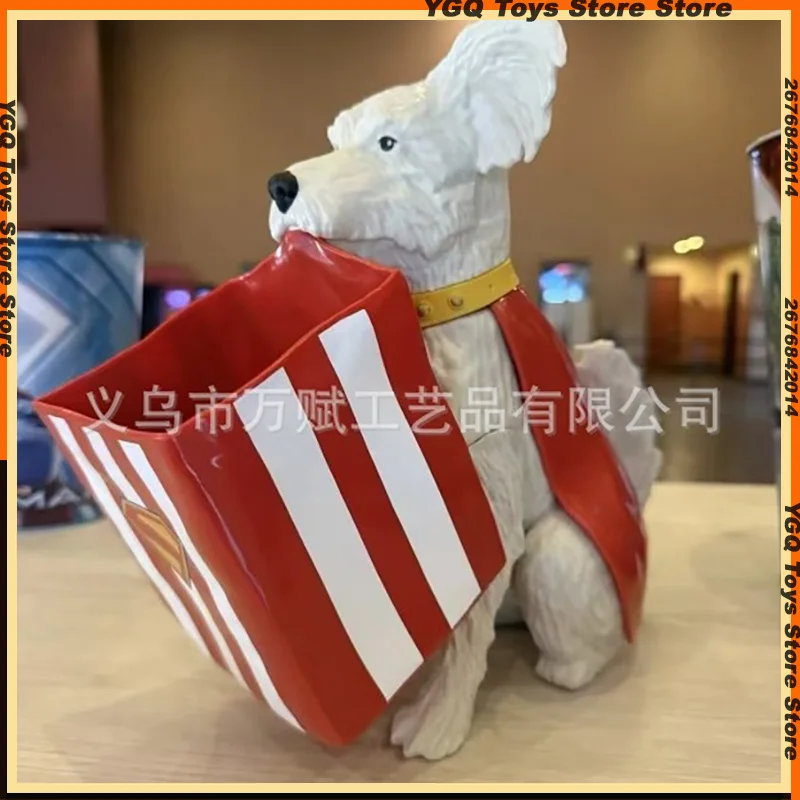 2025 caliente nuevo Krypto el Superdog palomitas de maíz cubo Superman leal compañero Anime película periféricos modelo adornos juguete para regalo