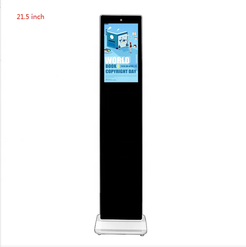 

Touchscreen Floor Stand Kiosk 21.5Inch , Full HD Touch Screen Floor Stand Digital Signage With Android OS for Marketing