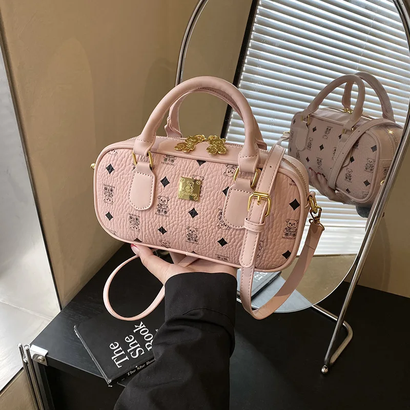 

Сумка-подушка с цветными блоками 2025 года, женская нишевая роскошная сумка через плечо, шикарная сумка через плечо с верхней ручкой, сумка «день-ночь», минималистичный