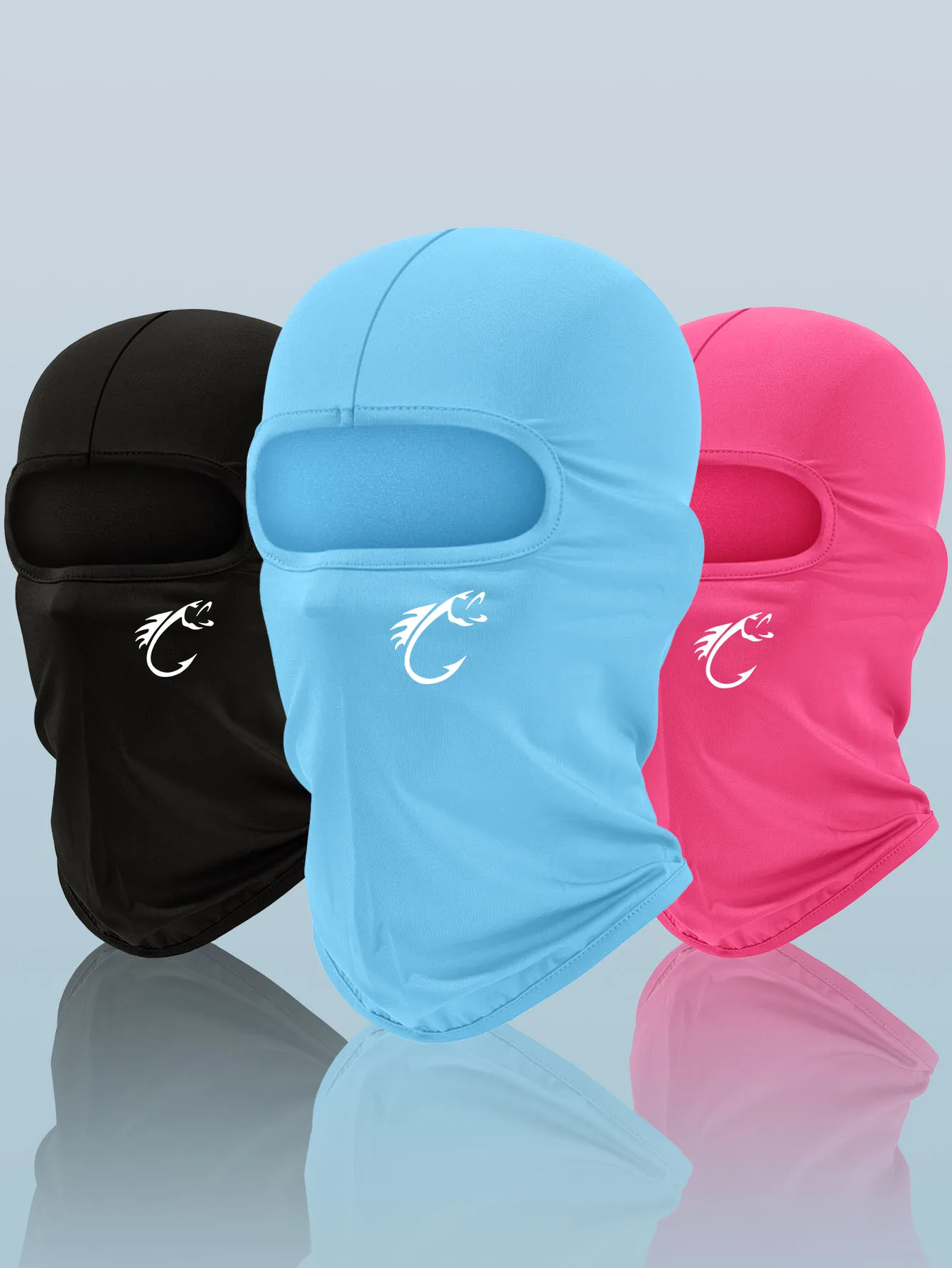 1/3PC Vibrant Full Head and Neck Mask | Breathable Quick Drying Mesh Dust and Wind Resistant | Cycling/Hiking/Commuting